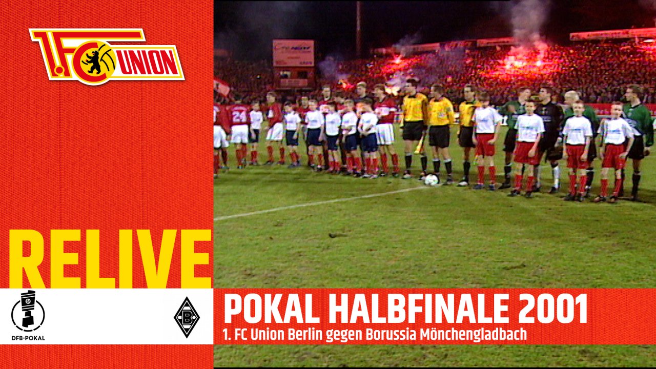 Programme Match DFB-Pokal 2001 - Union Berlin Vs Mönchengladbach