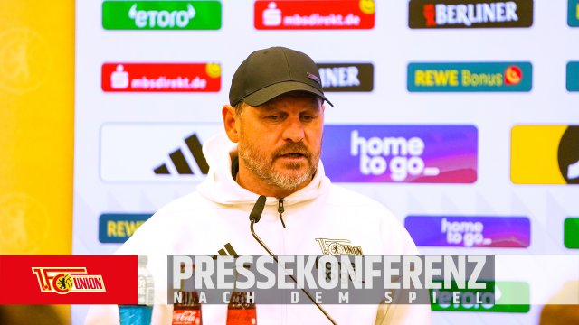 Pressekonferenz nach dem Spiel | 1. FC Union Berlin - VfB Stuttgart