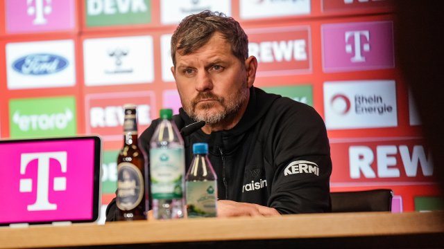 Pressekonferenz nach dem Spiel | 1. FC Köln - 1. FC Union Berlin